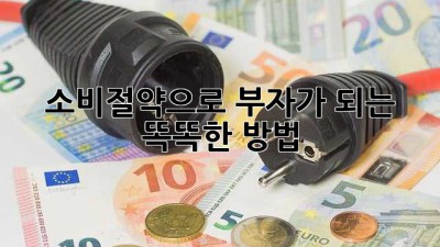 소비절약으로 부자가 되는 똑똑한 방법